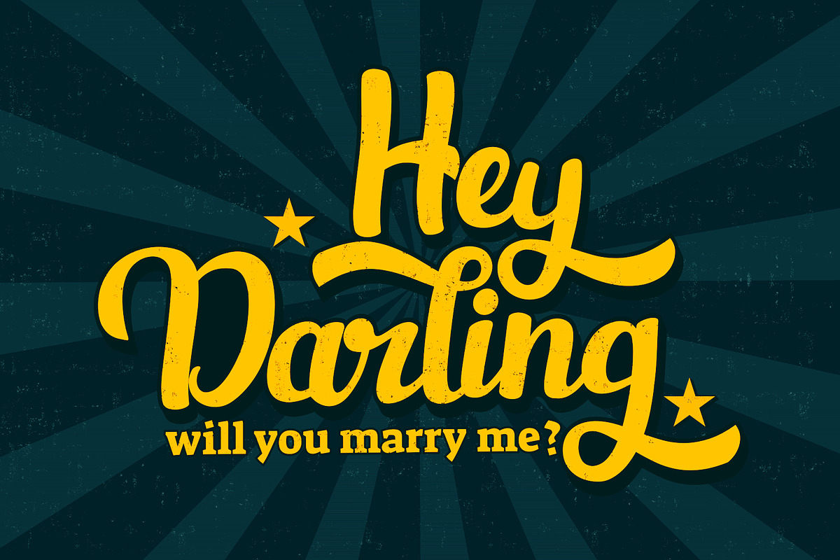 Hansley - Retro Font preview 6