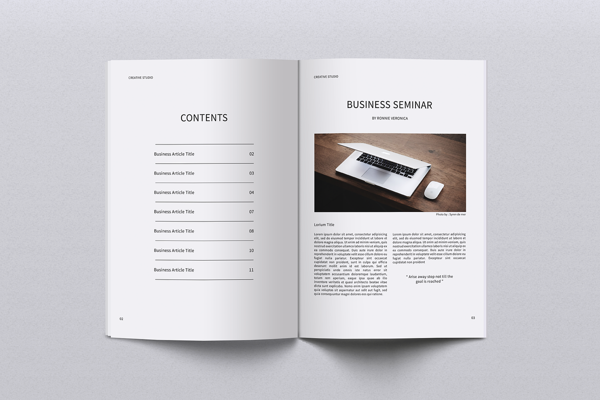 Modern Brochure Template, a Brochure Template by Jaisivakumar (Photo 2 of 9)