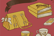 Super pretty everyday items set, a Technology Illustration by celandine (Thumbnail 4 of 5)