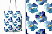 Watercolor violets, a Decorative Illustration by Colibri Watercolor (Thumbnail 4 of 6)