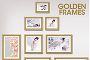 Golden Frames Set (8 frames), an Object Graphic by graystudio (Thumbnail 2 of 13)