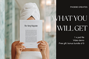 US Letter Mockup – Spa & Wellness, an Advertising Mockup by PhoebeCreates (Thumbnail 2 of 6)