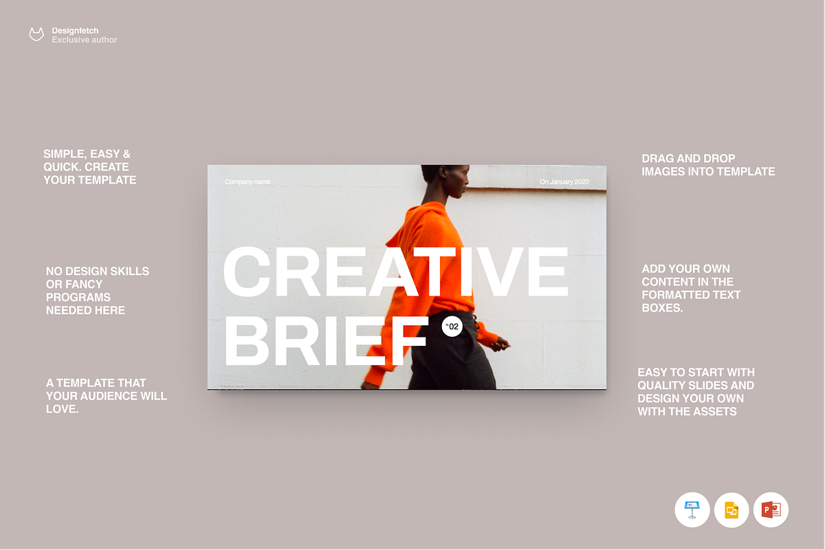 Creative Brief & Design template v2, a Presentation Template by Oday Noon (Photo 9 of 9)