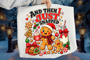 And then I Just Snapped Funny, a Seasonal Illustration by Canvas Craft