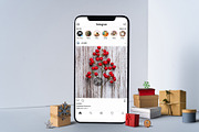 Mock up xmas screen phone, a Device Mockup by JAY MID IMAGE (Thumbnail 4 of 5)