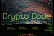 Crypto code - Sans Serif font family, a Sans Serif Font by Artistic & Unique (Thumbnail 1 of 12)