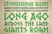 Stonehenge - runic middle earth font, a Serif Font by Comicraft Fonts (Thumbnail 2 of 4)