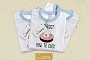 Cute Duck Funny Witty Quotes Meme 1, a Stationery Template by creationsbyapuruh (Thumbnail 2 of 7)