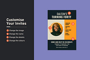 Dalton Birthday Invitation, an Invitation Template by Mountain Folk Creative (Thumbnail 3 of 7)