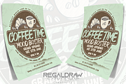 Coffee Time Flyer, a Flyer Template by regalDRAW (Thumbnail 3 of 4)