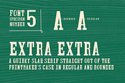Wood Type Font Collection, a Sans Serif Font by Anugraha Design (Thumbnail 9 of 10)