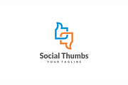 Social Thumbs Up Media Logo, a Branding & Logo Template by yopie (Thumbnail 1 of 3)