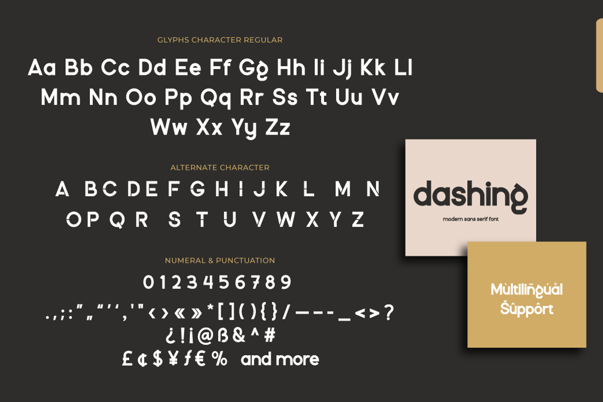 Dashing, a Sans Serif Font by twinstd (Photo 8 of 11)