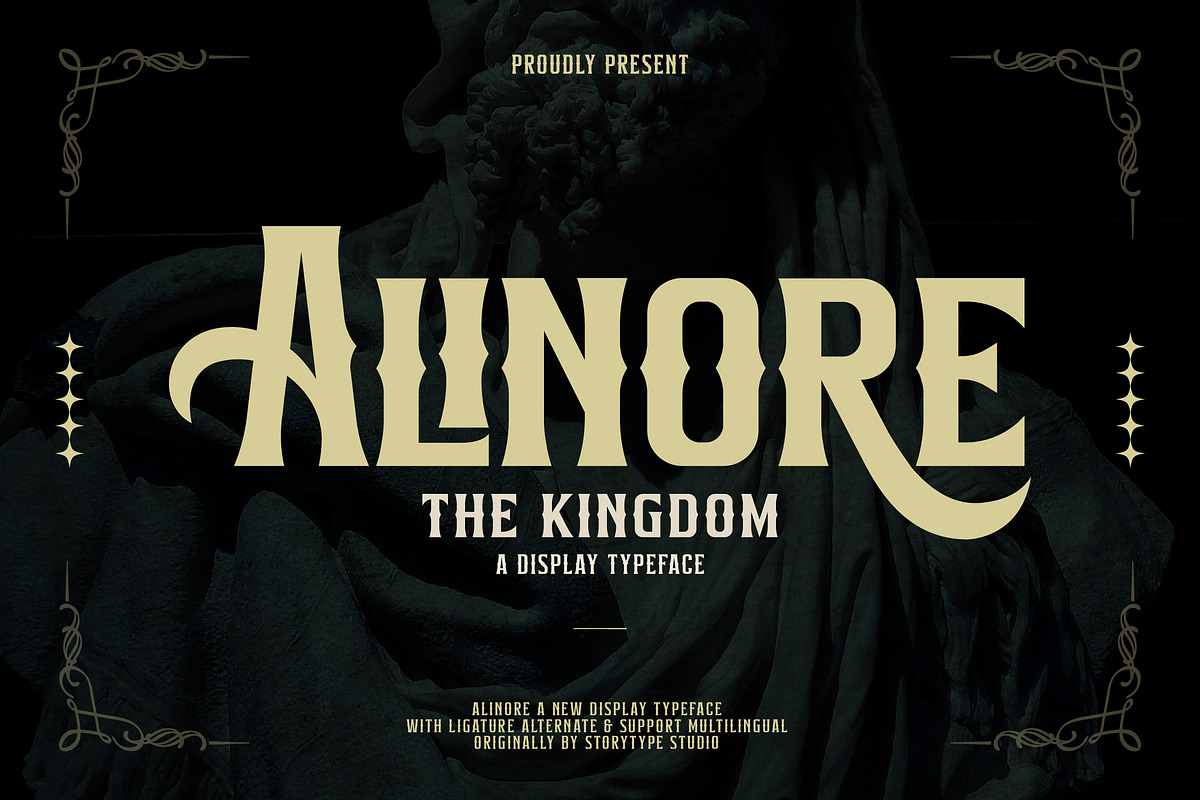 Alinore Display Typeface Font LS, a Sans Serif Font by Storytype Studio (Photo 1 of 15)