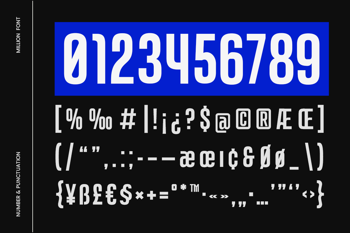 Million - Branding Condensed Font, a Sans Serif Font by TokoPress (Photo 10 of 13)
