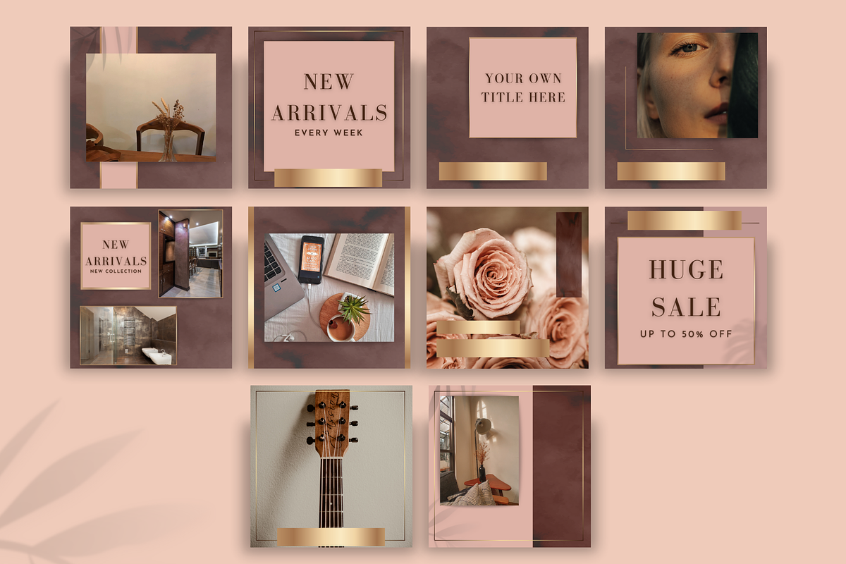 Brown Instagram Template for Canva, a Social Media Template by Innova Studio (Photo 5 of 8)