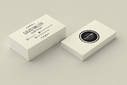 Vintage Minimal Business Card, a Business Card Template by GraphicPick (Thumbnail 2 of 3)