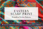 Eastern Scarf | Vector Pattern, a Pattern Graphic by AALofts Design (Thumbnail 1 of 6)