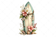 Summer Surfboard Clipart, an Illustration by Craft Nest (Thumbnail 12 of 12)