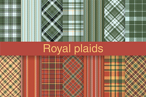 #122 Royal Patterns | Textile Design, a Pattern Graphic by Plaid4You