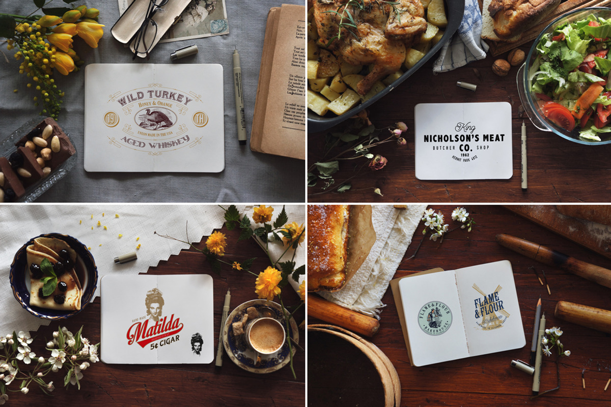 27 Notebook Mockups, a Mockup by Liviu (Photo 5 of 6)