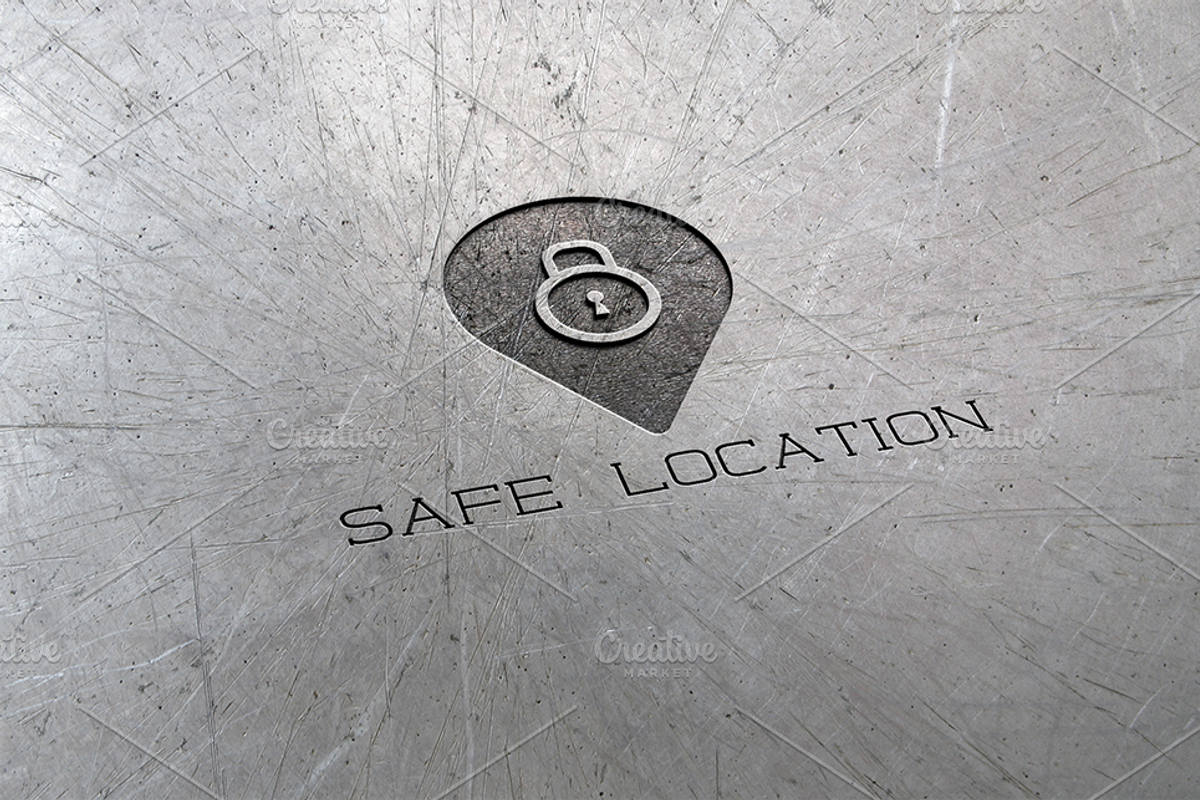 Safe Location Logo Design, a Branding & Logo Template by Florin Chitic
