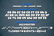 BAMEW - Display Graffiti Style Font, a Font by twinstd (Thumbnail 8 of 9)