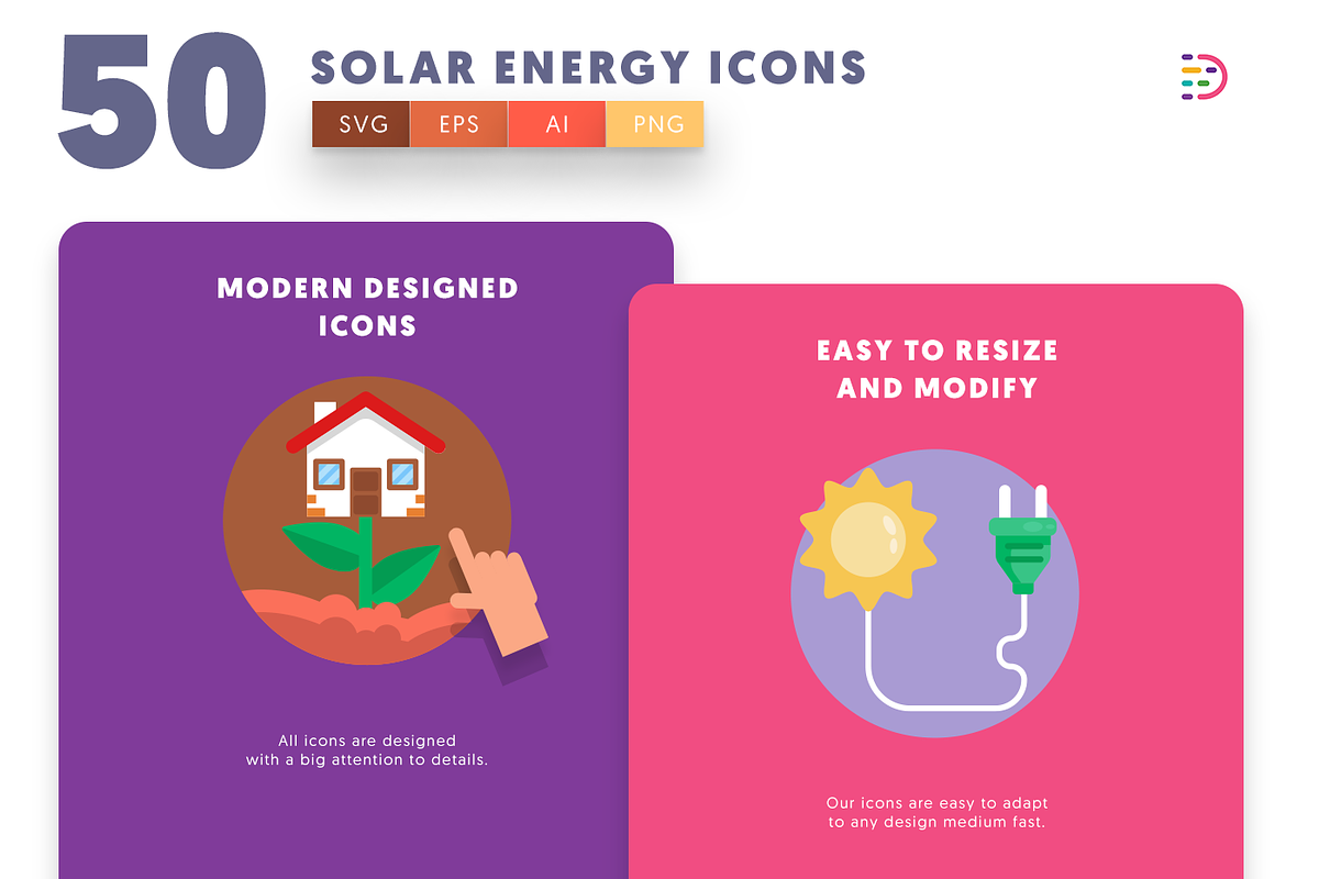 50 Solar Energy Icons, an Icon by Dighital (Photo 4 of 10)