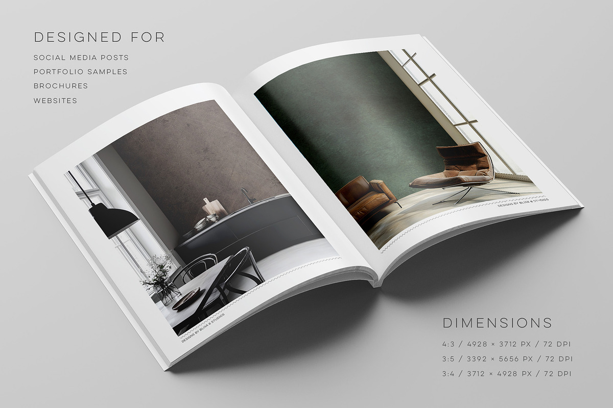 24 Parisian Wallpaper Mockup Bundle, a Household Mockup by Blixa 6 Studios (Photo 2 of 20)