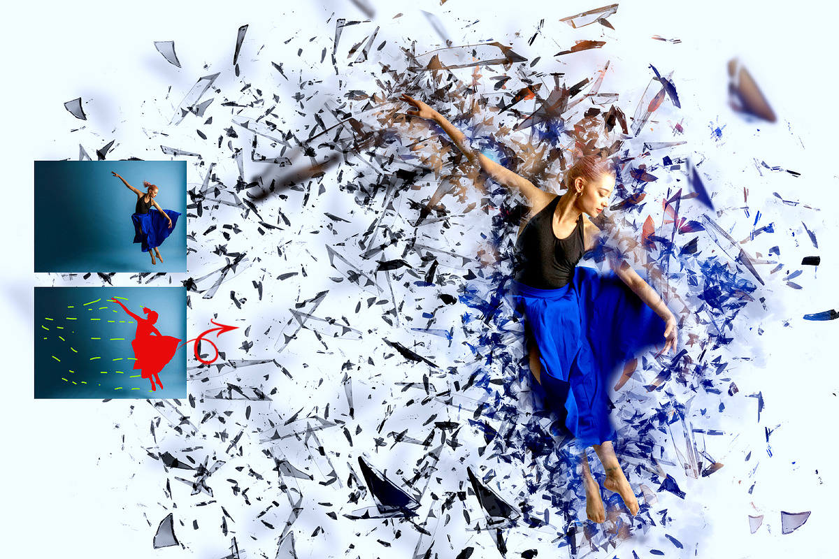 Glass Dispersion Photoshop Action, an Action Add-On by MRI STUDIO (Photo 9 of 13)
