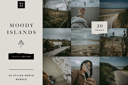 Moody Islands Photo Bundle, a Nature Photo by SHOOM HOUSE