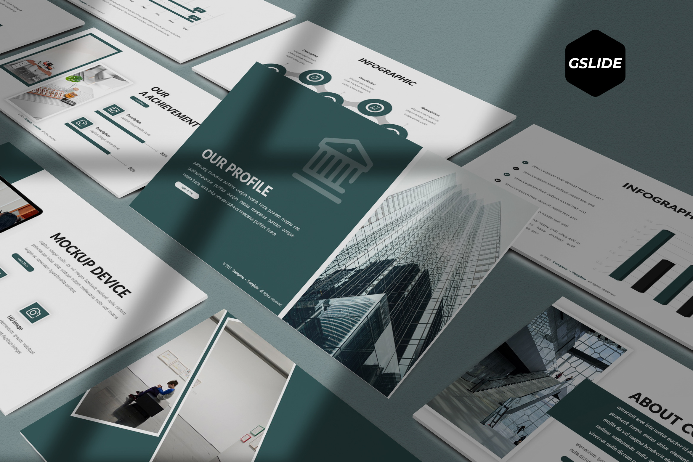 Conquero - Google Slide Template, a Presentation Template by AQR Studio ...