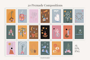 Abstract Mid Century Modern BUNDLE, an Object Graphic by Creativemaker (Thumbnail 10 of 26)