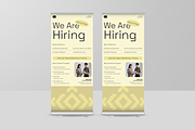 Hiring & Recruitment Roll Up Banner, a Poster Template by Annora Studio (Thumbnail 2 of 6)