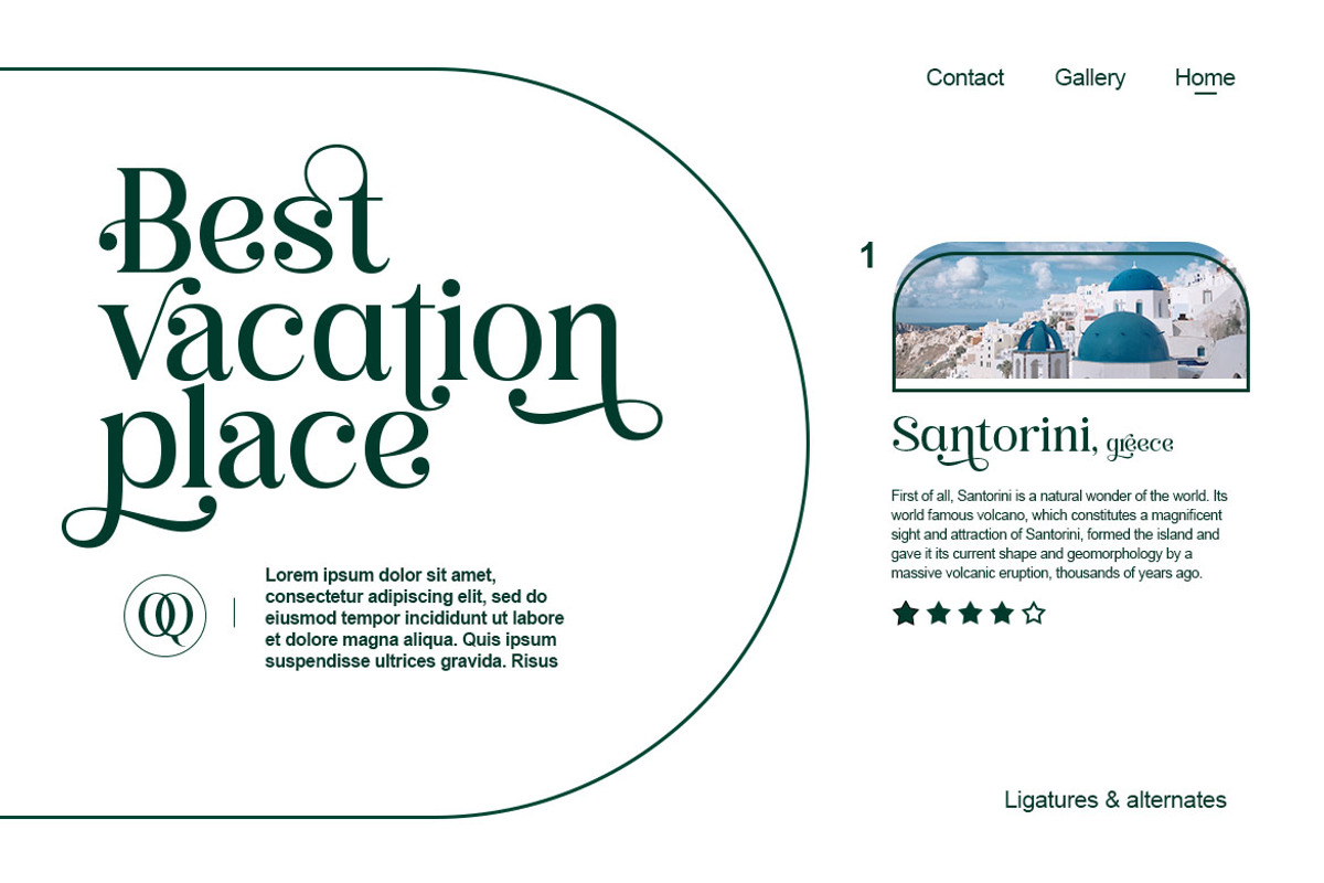 IbrahimAsSyauqi - Modern Serif Font, a Serif Font by Meizzaluna Design (Photo 2 of 10)