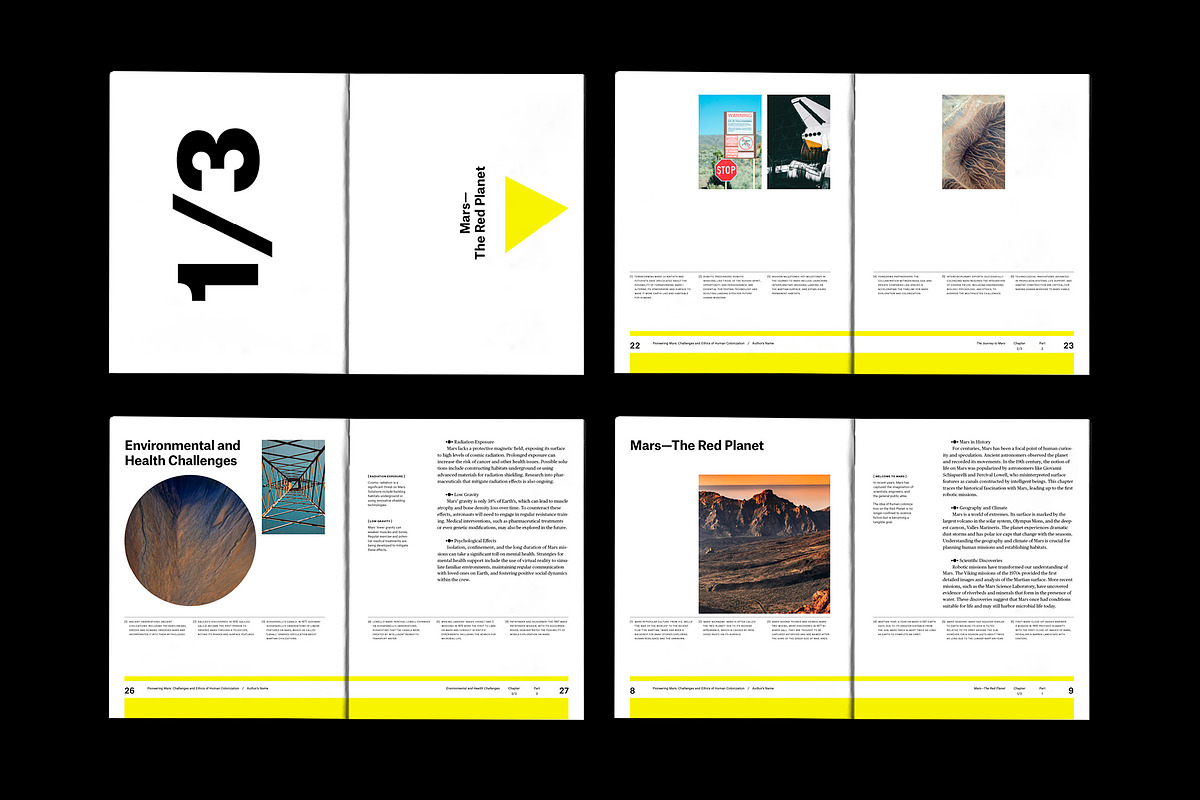 Modern Science InDesign Book 5.5x7" preview 6