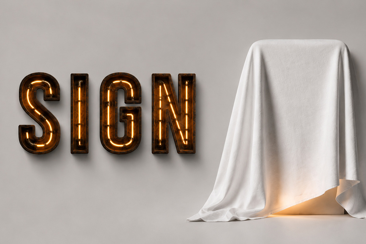 Rusty Neon Font, a Sans Serif Font by Handmadefont (Photo 18 of 19)
