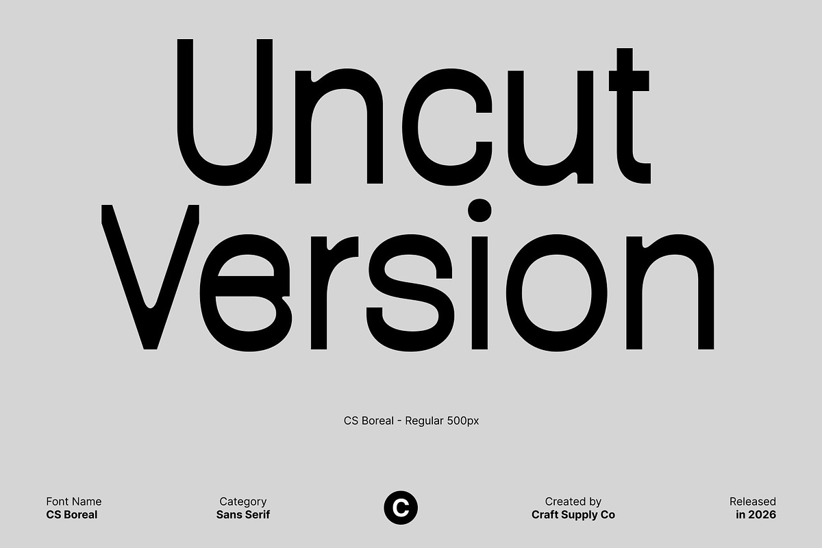 CS Boreal – Modern Sans Serif, a Sans Serif Font by Craft Supply Co. (Photo 4 of 8)
