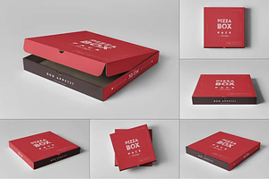 30 Pizza Box Mock-up