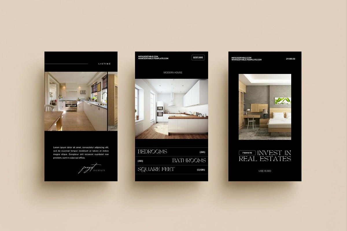 Real Estate Social Media Template, a Social Media Template by Prapti Design (Photo 9 of 10)