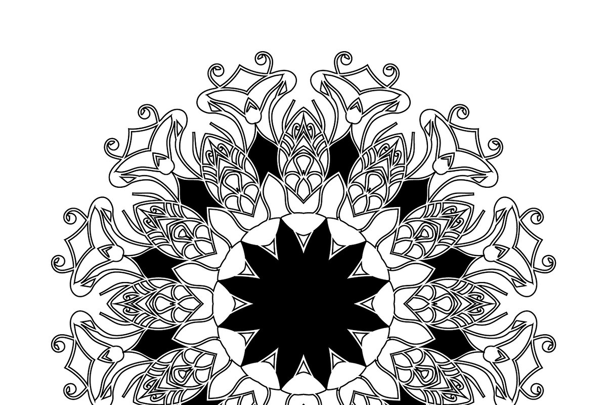 20 mandala vector background design, a Pattern Graphic by NJ Himel (Photo 18 of 21)