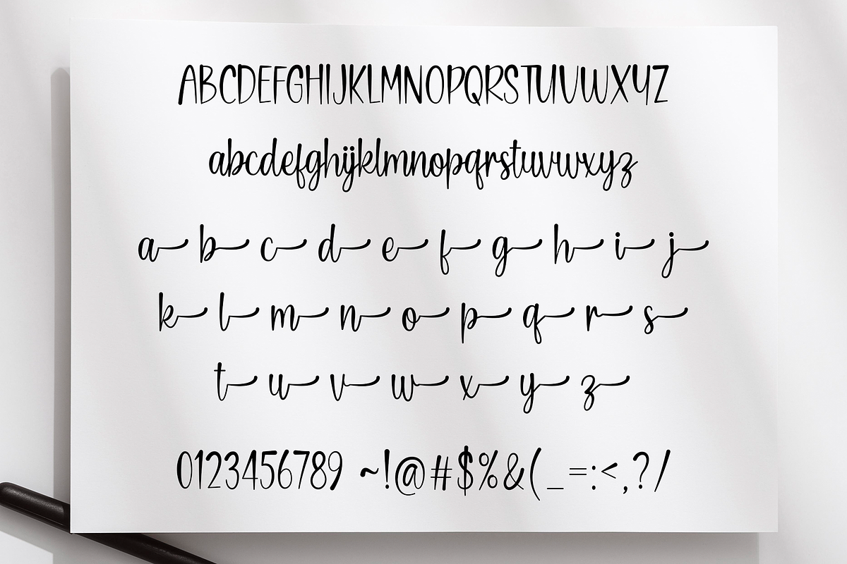 School Pen - Modern Handwritten Font, a Handwritten Font by Artkenza (Photo 6 of 7)