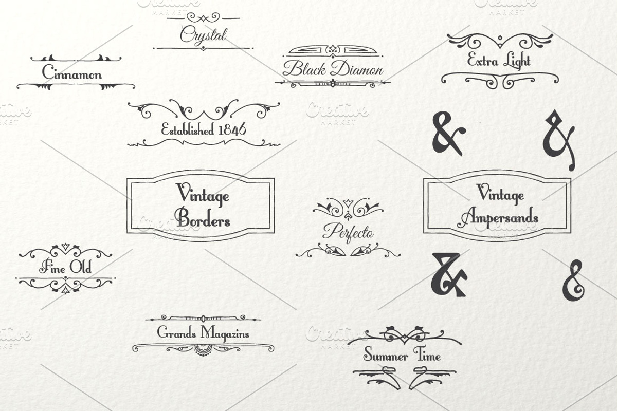 Hand Drawn Vintage Elements, an Object Graphic by Sunny Design (Photo 3 of 5)