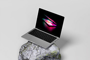 High-Quality MacBook Mockup, a Wearable Device Mockup by safrizalstudio (Thumbnail 2 of 5)