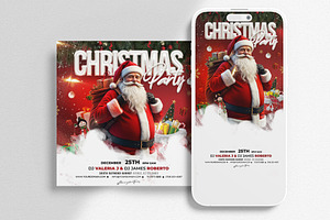 Christmas Party Instagram Banner