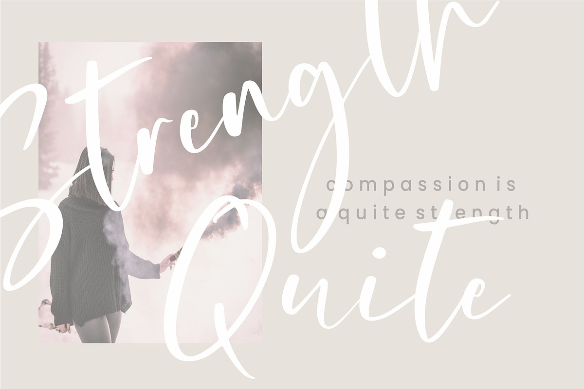 Sallomita Handwritten Font, a Script Font by Lythcreative (Photo 2 of 8)