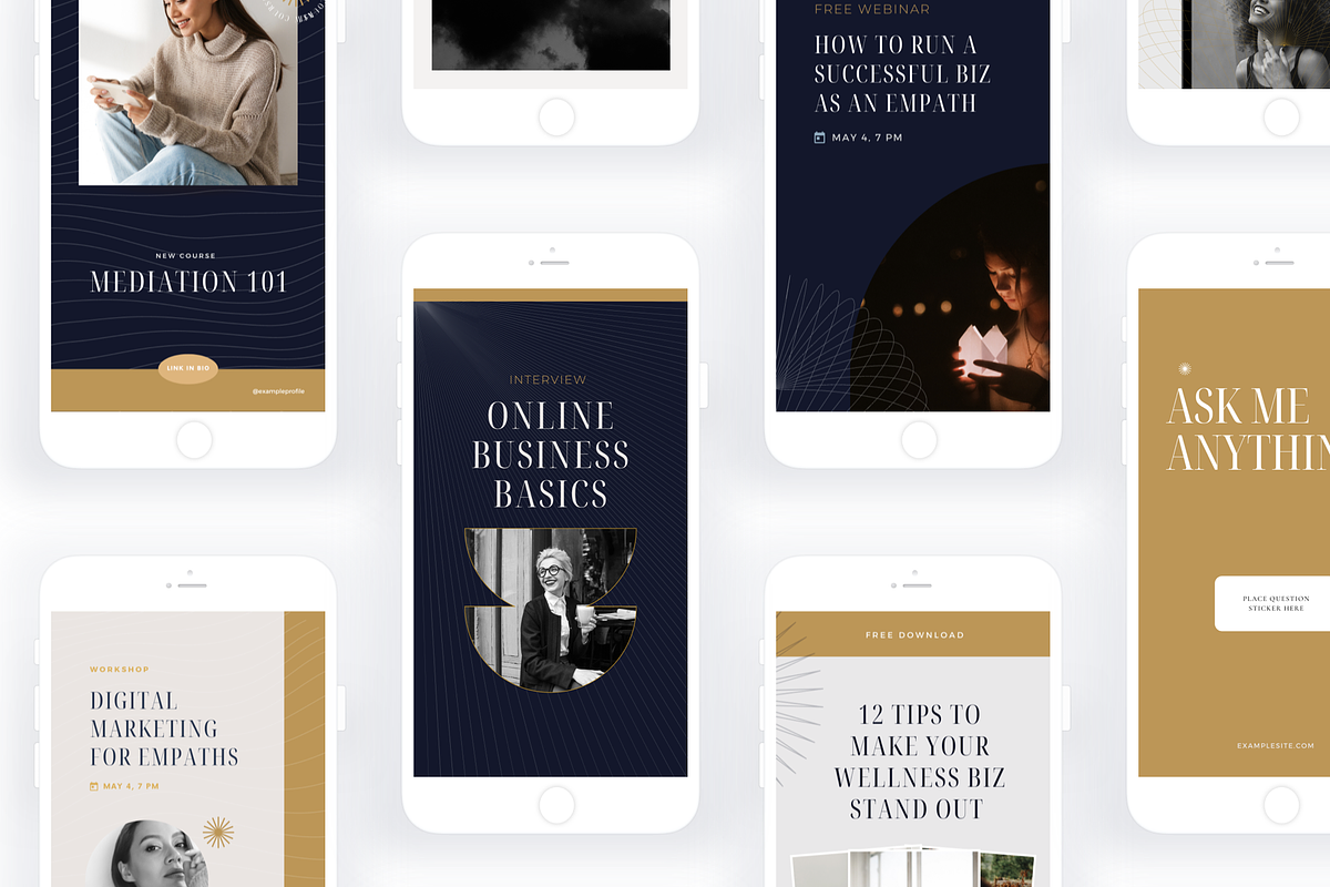 MUSE / Social Templates CANVA, a Social Media Template by The Brand ...