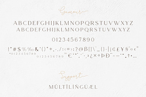 Gamour - Elegant Serif Font Bonus