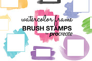 Frame Brush Stamps for Procreate, a Brush Add-On by Nancy Ingersoll (Thumbnail 1 of 3)