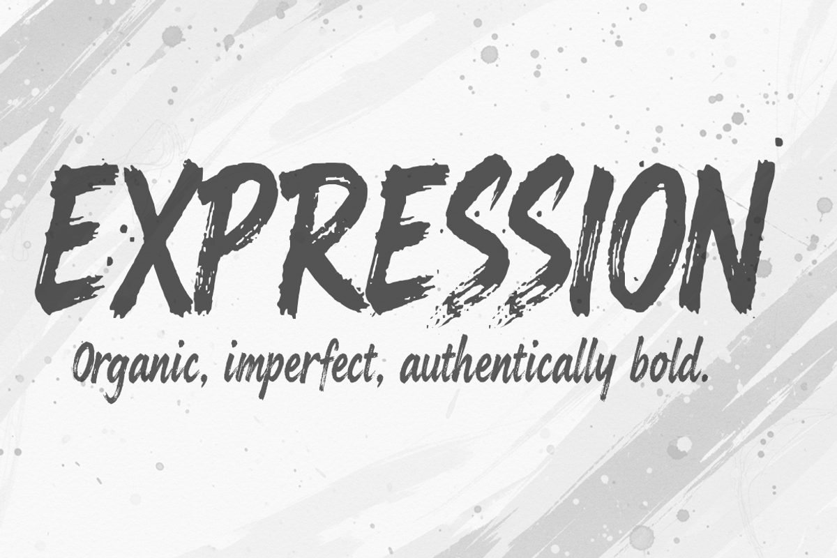 Elanova Bold Handcrafted Brush, a Sans Serif Font by artisans (Photo 6 of 7)